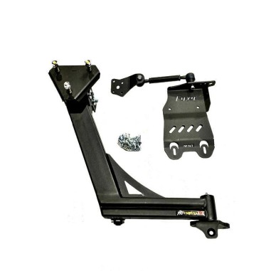 Wheel carrier specific to our rear bumper