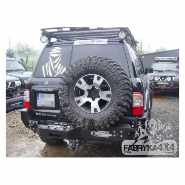 Paraurti posteriore supporto per winch Nissan Patrol Y61
