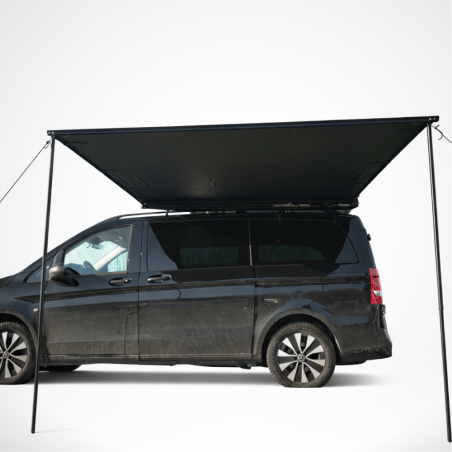 Swisskings pull out awning 2.5 x 2.5 m