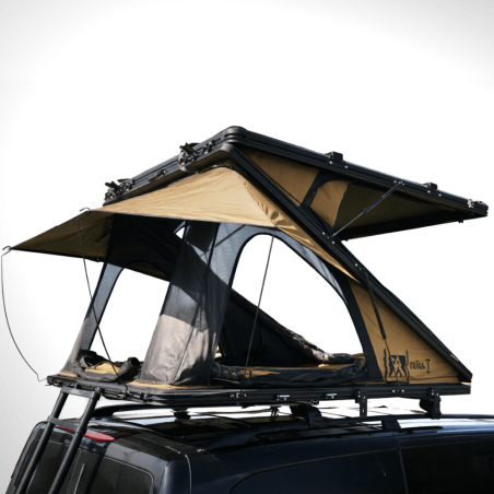 Tenda da tetto rigida per 2 persone – Swisskings Taiga Serie Z con esclusiva terrazza panoramica