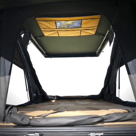 Tenda da tetto rigida per 2 persone – Swisskings Taiga Serie Z con esclusiva terrazza panoramica