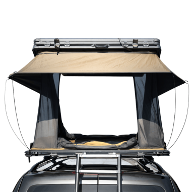 Tenda da tetto rigida per 2 persone – Swisskings Taiga Serie Z con esclusiva terrazza panoramica