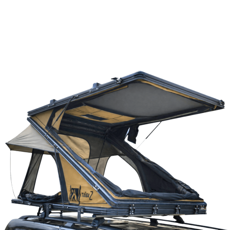 Tenda da tetto rigida per 2 persone – Swisskings Taiga Serie Z con esclusiva terrazza panoramica