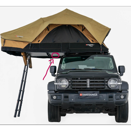 Gebraucht / Dachzelt für 4–5 Personen – Swisskings Serie 190L (Z2)