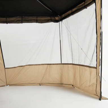 Tente sur auvent 270° Carbone (version gauche)