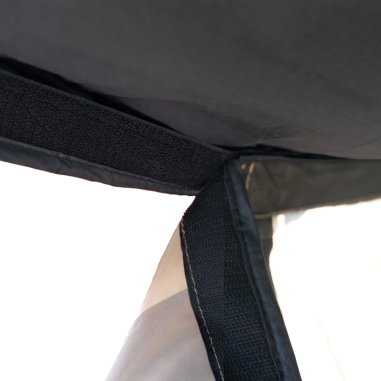 Tente sur auvent 270° Carbone (version gauche)