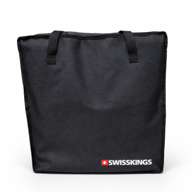 Director style camping chair with shelf and cool bag