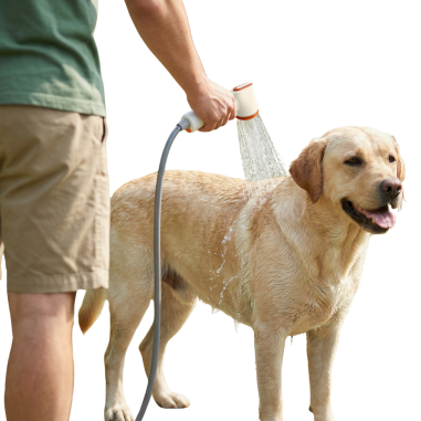 Douche de camping portable avec réservoir d’eau - kit douche autonome pour vanlife, bivouac et randonnée