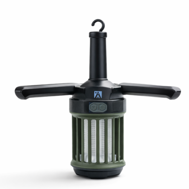 Rechargeable 2-in-1 LED mosquito lamp with 3 foldable petals – outdoor, camping, waterproof