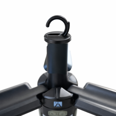 Lámpara antimosquitos LED recargable 2 en 1 con 3 pétalos – exterior, camping, resistente al agua