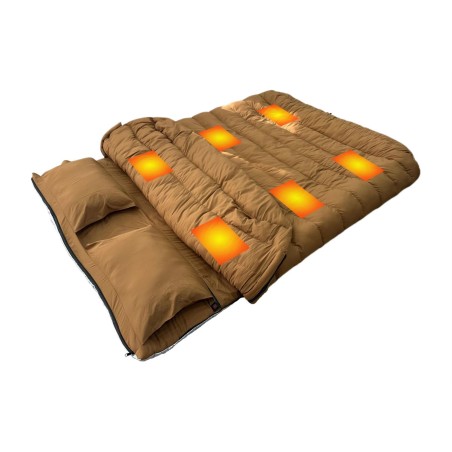 Sac de couchage chauffant Swisskings 2 places