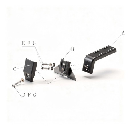 STEEL ROOF RACK flat  180 cm