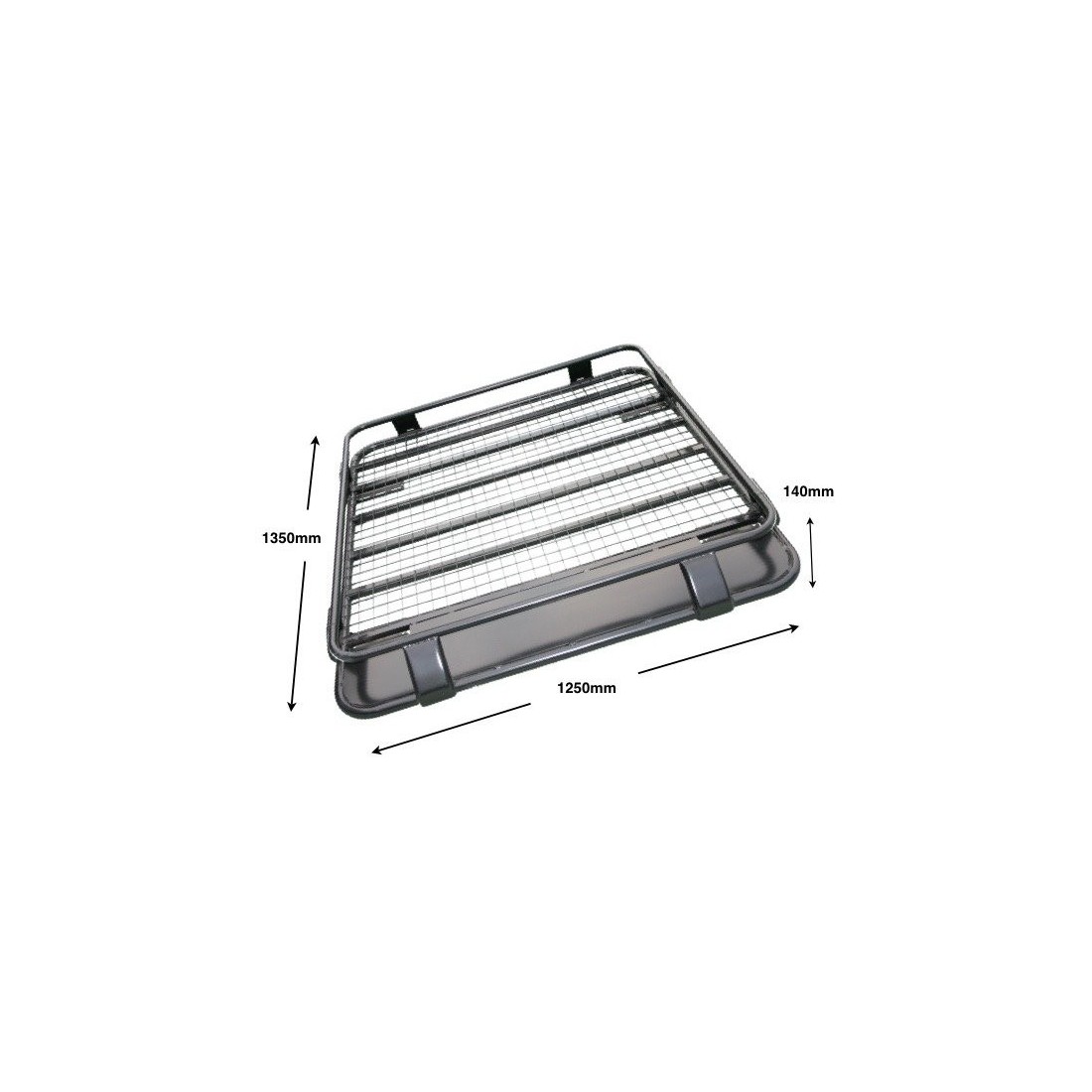 STEEL ROOF RACK Toyota Pick up Hilux Vigo Double Cab ACCESSOIRES4X4.CH