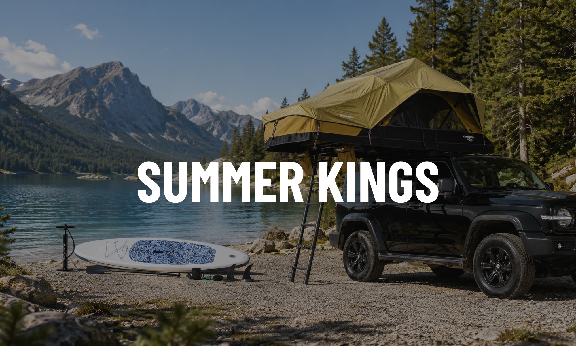 Summer Kings : votre équipement offert avec votre tente de toit Swisskings